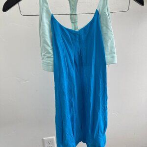 Lululemon Racerback Blue Tank Top built in Bra